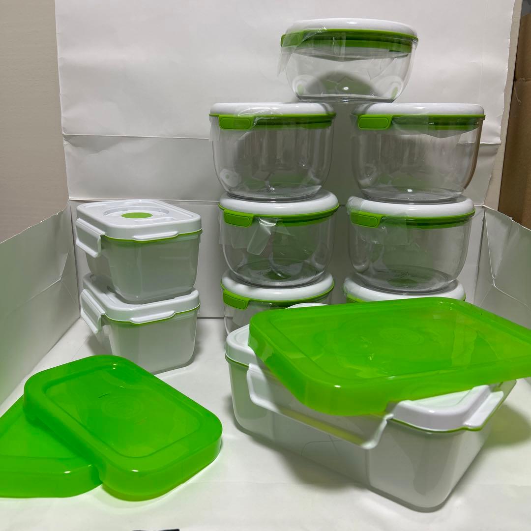 【新品未使用】フォーサ 真空コンテナ 10点セット 保存容器