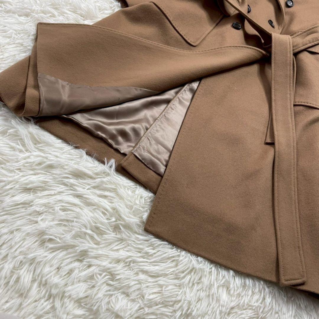 ★極美品・23AW★23区 ロロピアーナ スーパーウール ダブルチェスターコート