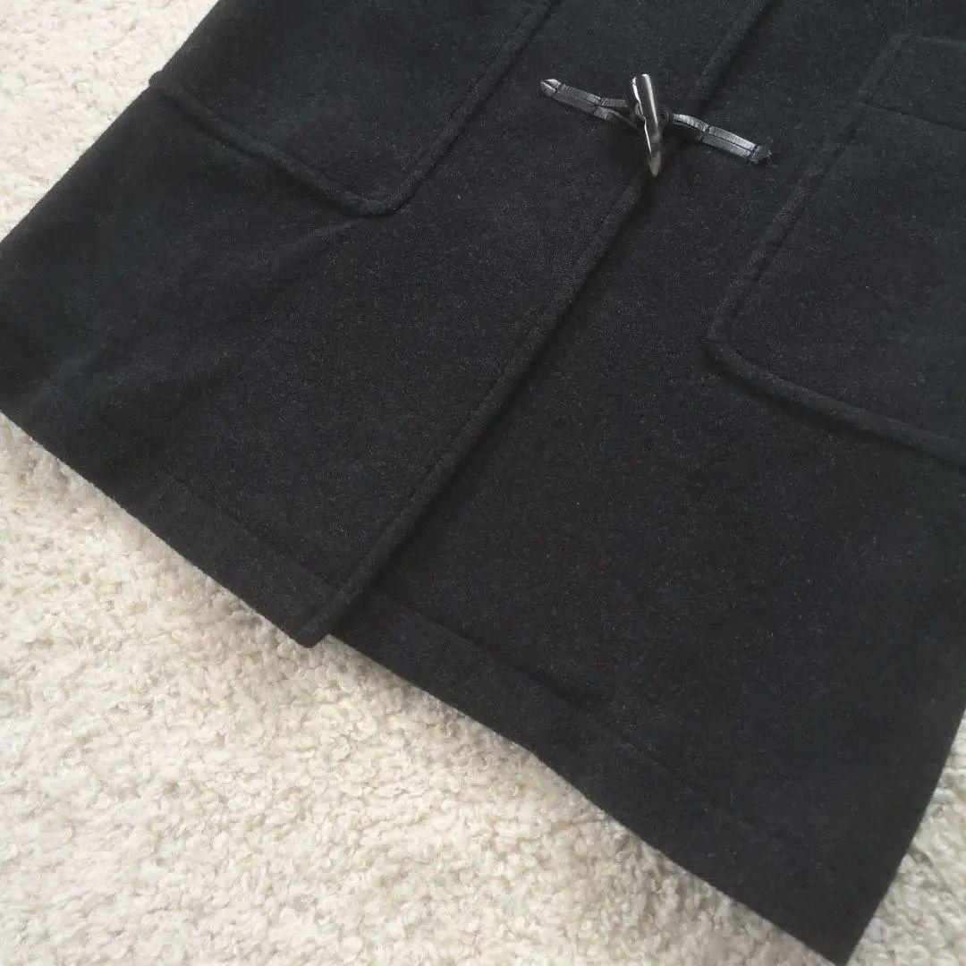 23区　44　大きいサイズ　ラクーンファー付きダッフルコート　ダークグレー