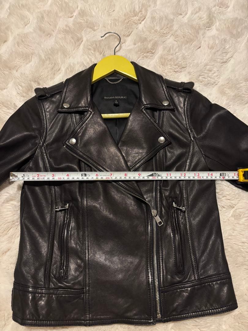 ブラック 美品　羊レザージャケット