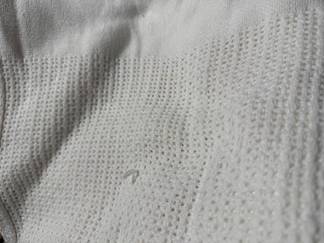 ホワイト 100%コットン メッシュ　ケット　大幅値下げ中です！