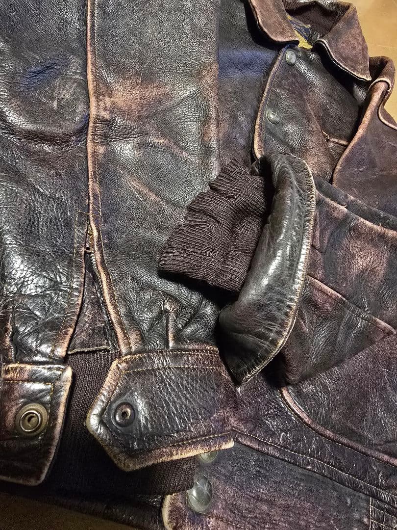 ス*ワ様 60s.国産ビンテージ. レザー ジャケット.ジャパン.ジャンク