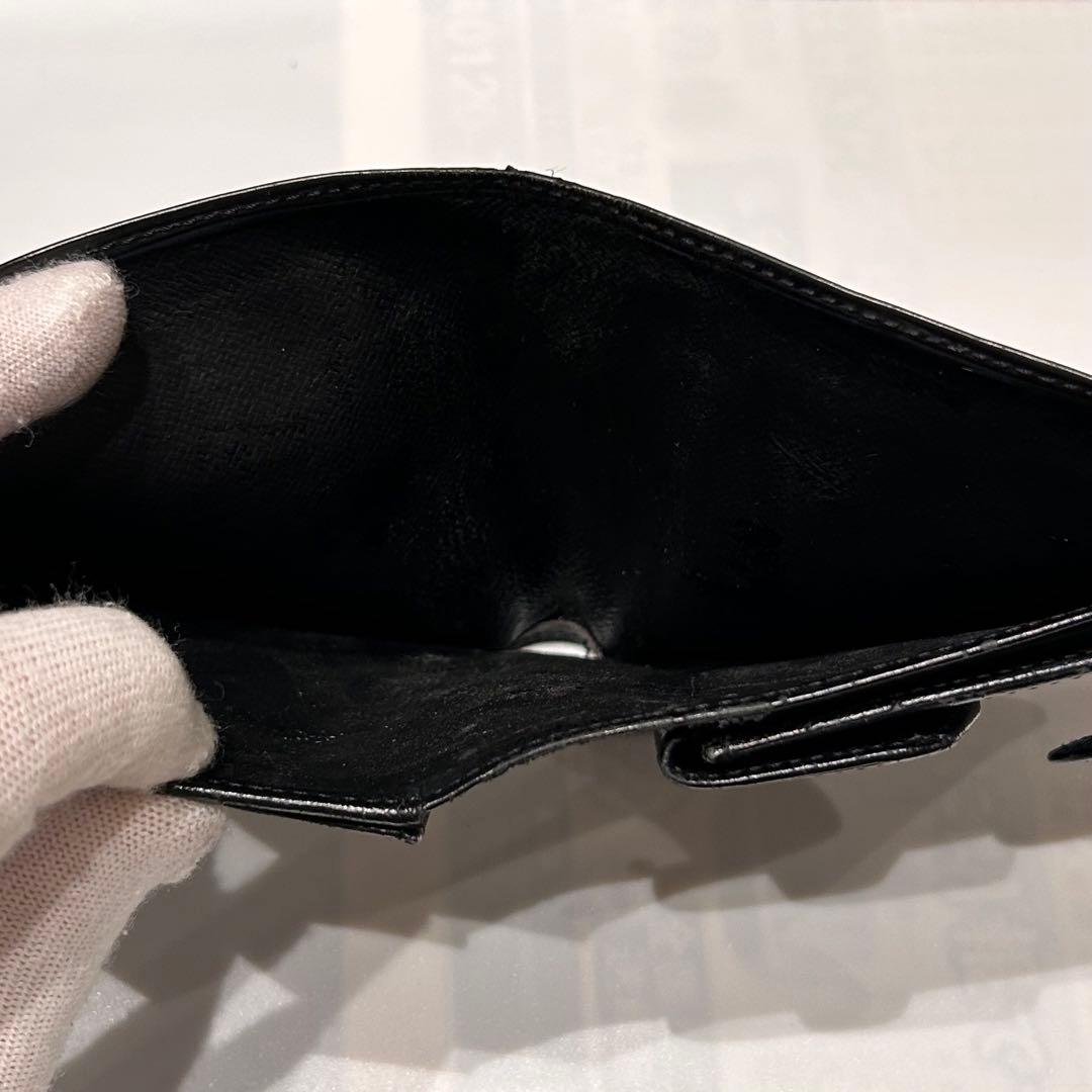 【極美品】ルイヴィトン エピ ポルトビエ コンパクト 二つ折り 財布 ノワール