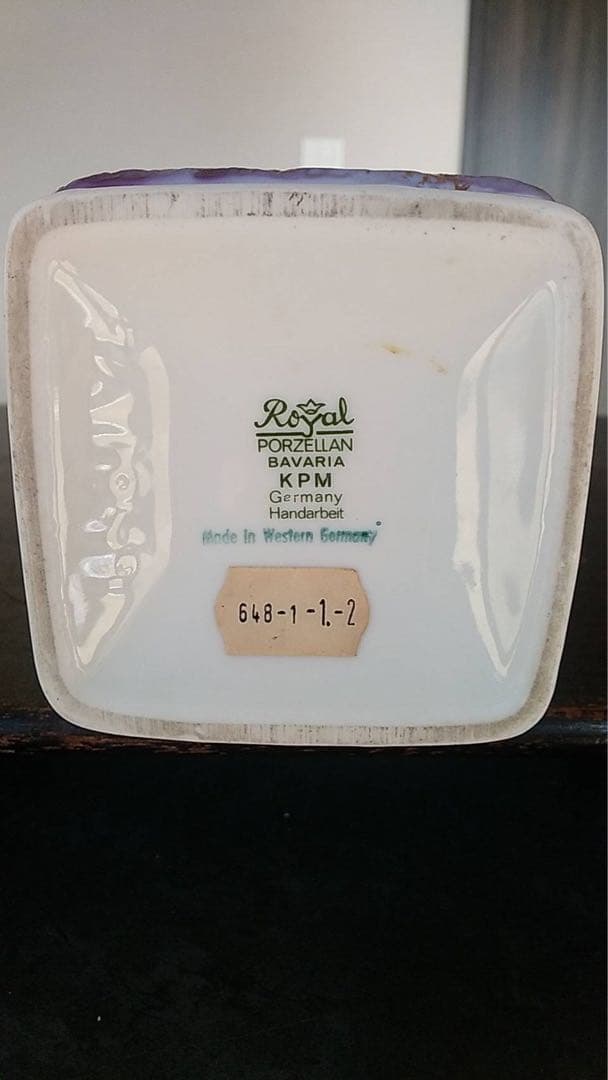 KPM マイセン　デフルト　西ドイツ　ヴィンテージ　アンティーク　陶器　花瓶