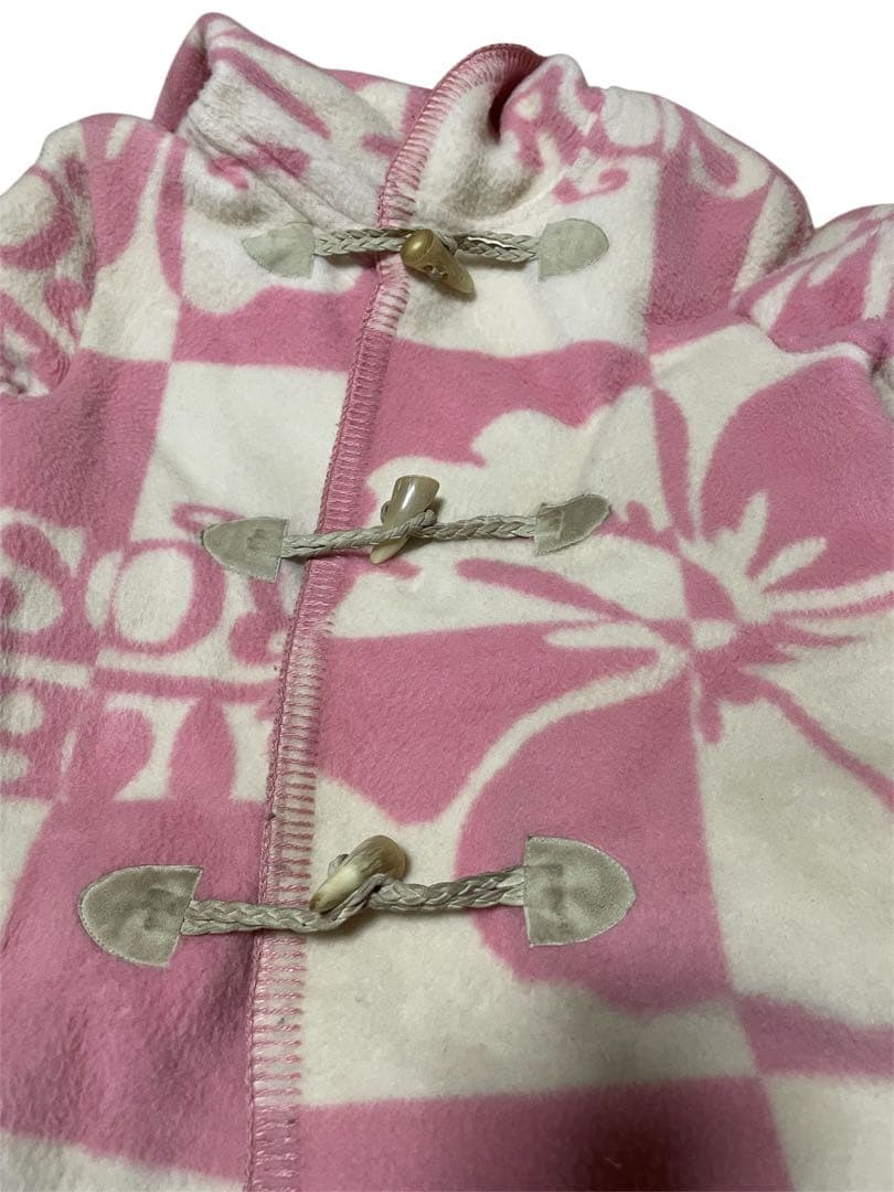 アルバ☆激レア♪白ぴんくの升目コート！バッグ付き、送料込み