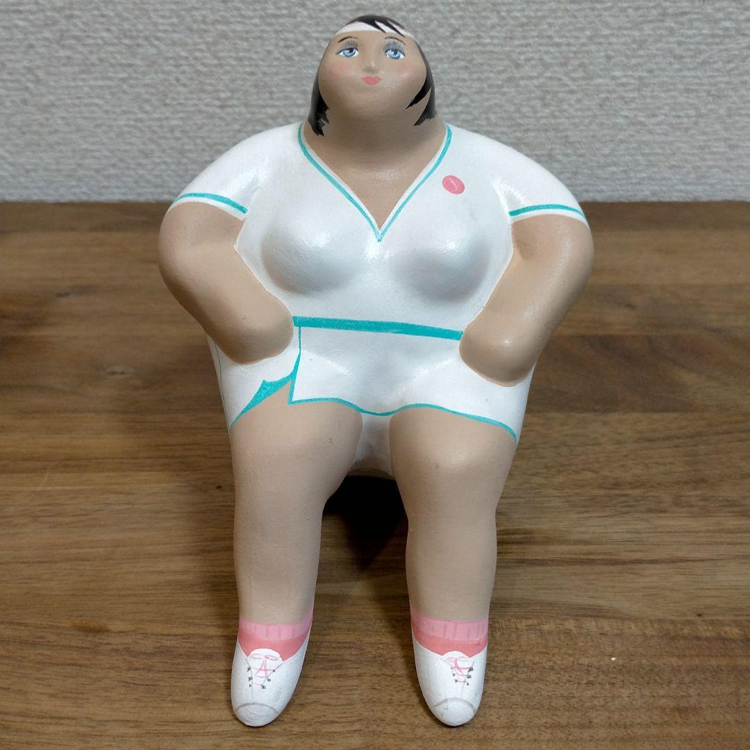 小物入れ L'Aquilone Italy Fat Woman Figurine
