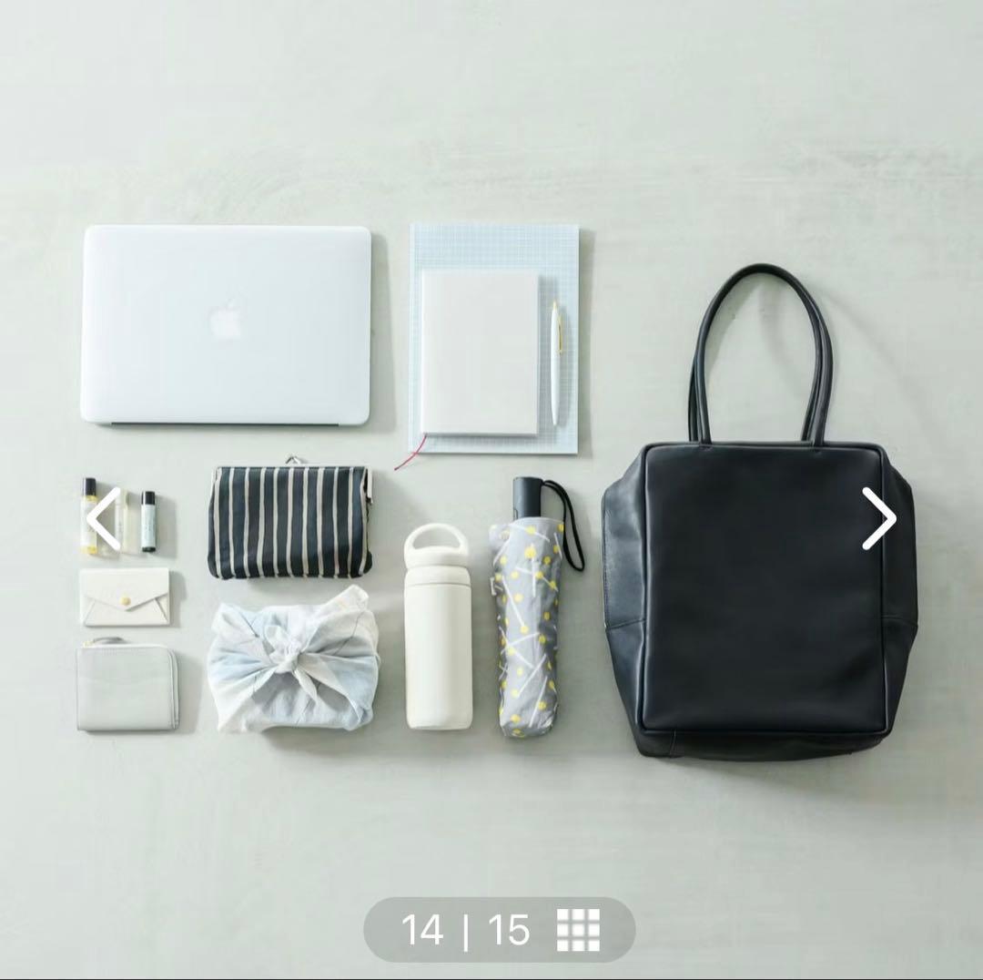 MORMYRUS｜GLOSS LEATHER TOTE /グロスレザートート