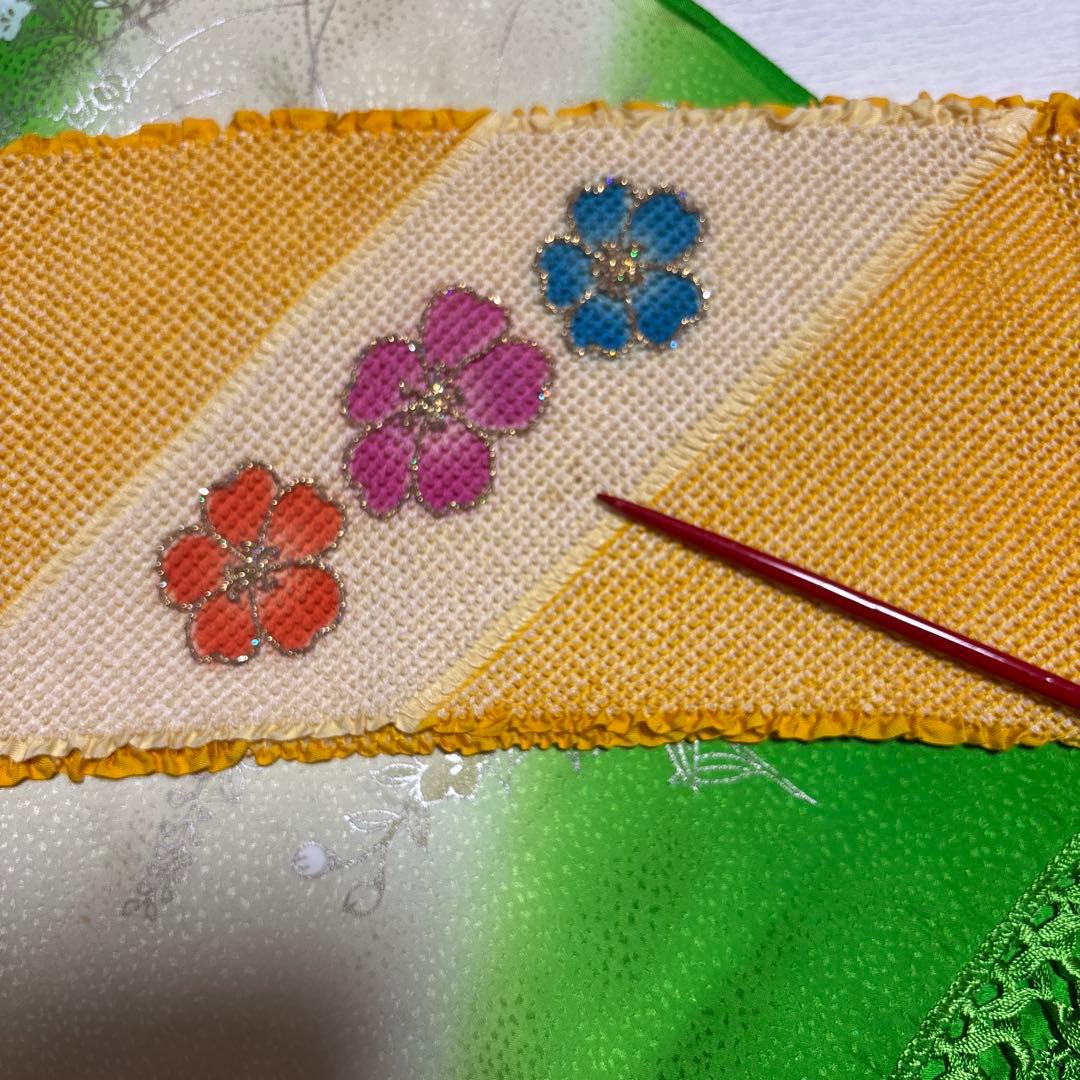 七五三　正絹着物セット　7歳　手縫いお誂え　高級品