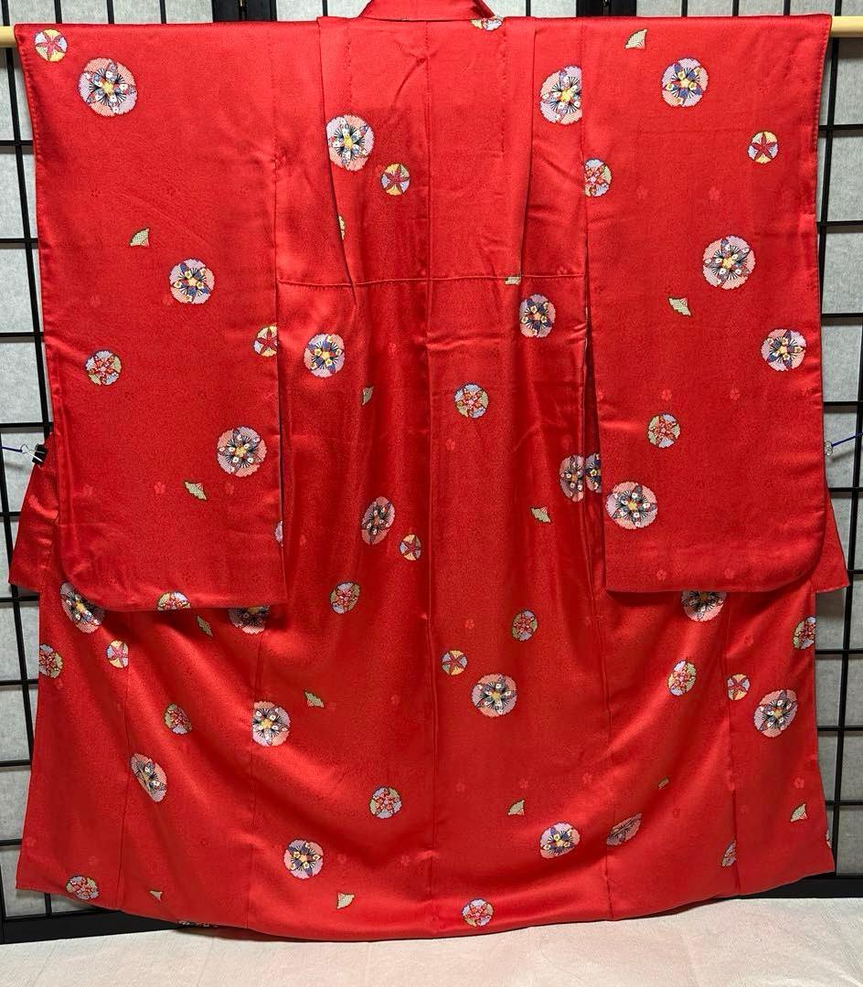 七五三　正絹着物セット　7歳　手縫いお誂え　高級品