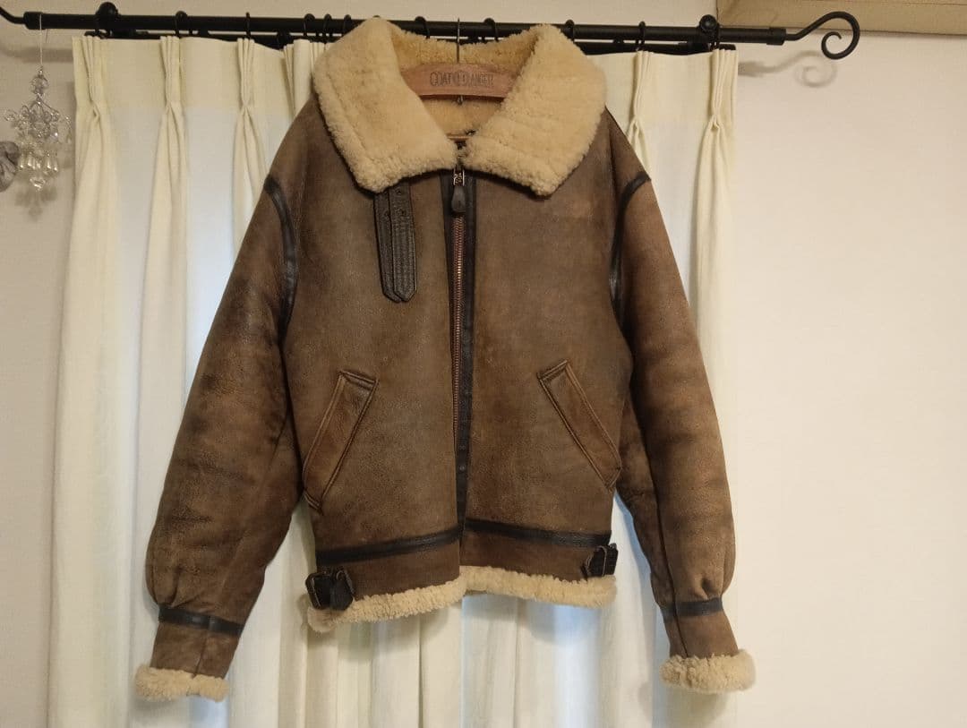 AVIREX B3ムートンフライトジャケット　 USA製 　人気サイズ40