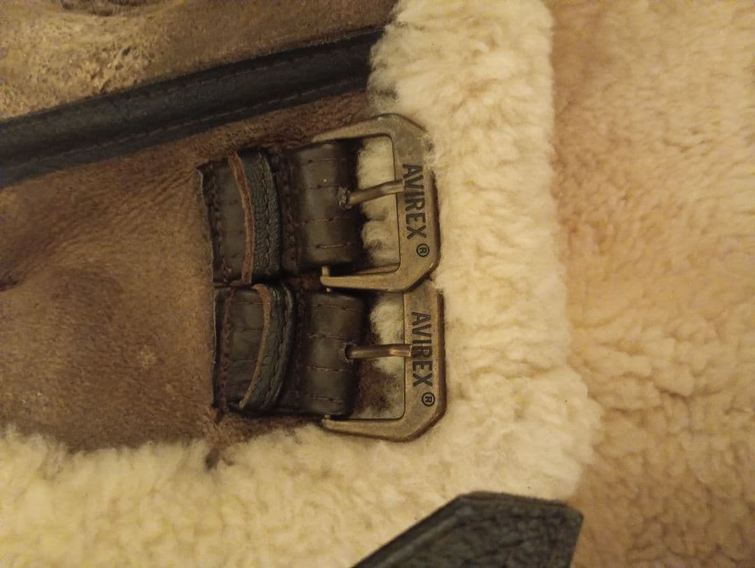 AVIREX B3ムートンフライトジャケット　 USA製 　人気サイズ40