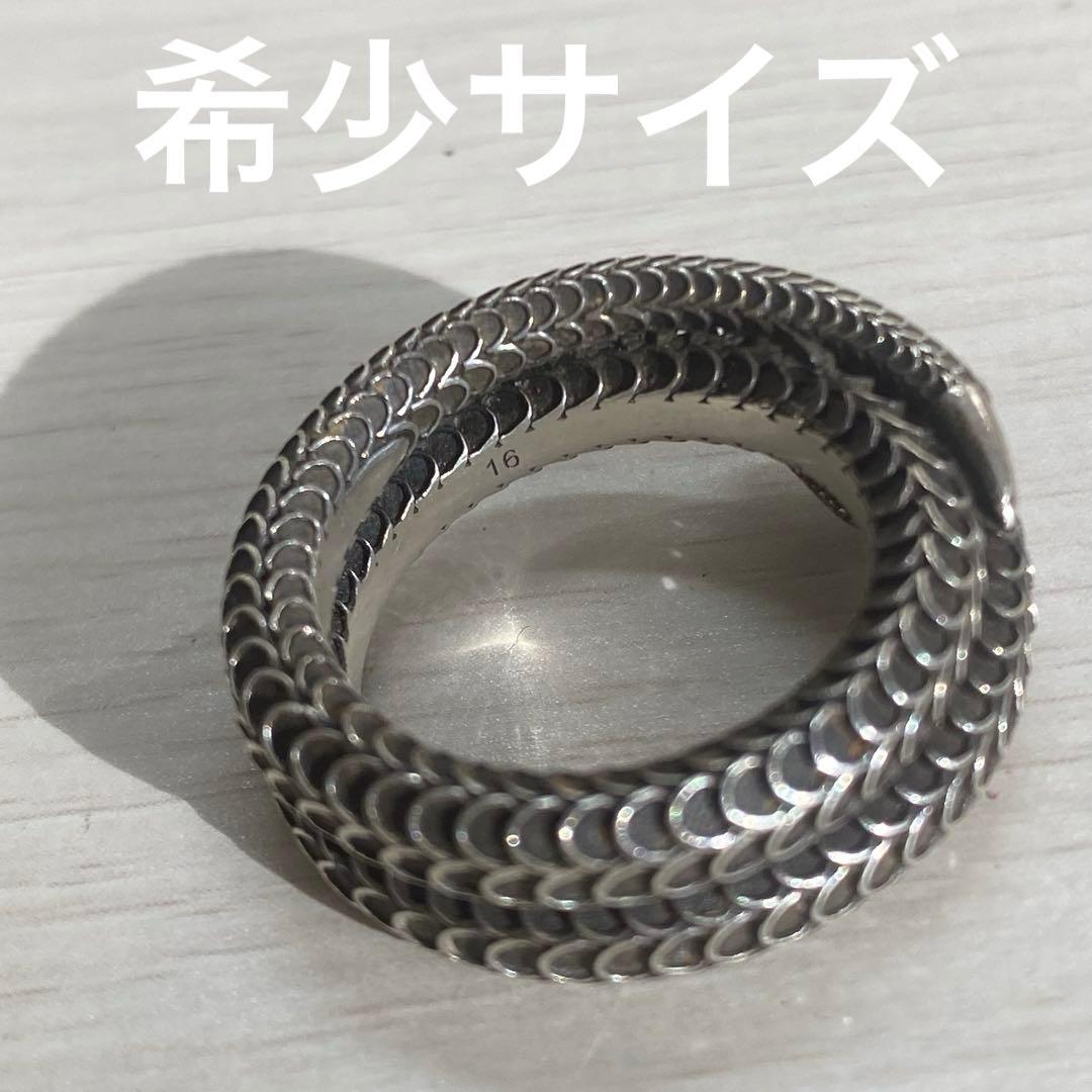 【美品⭕️】グッチ GUCCI 指輪 リング スネーク ヘビ 16号