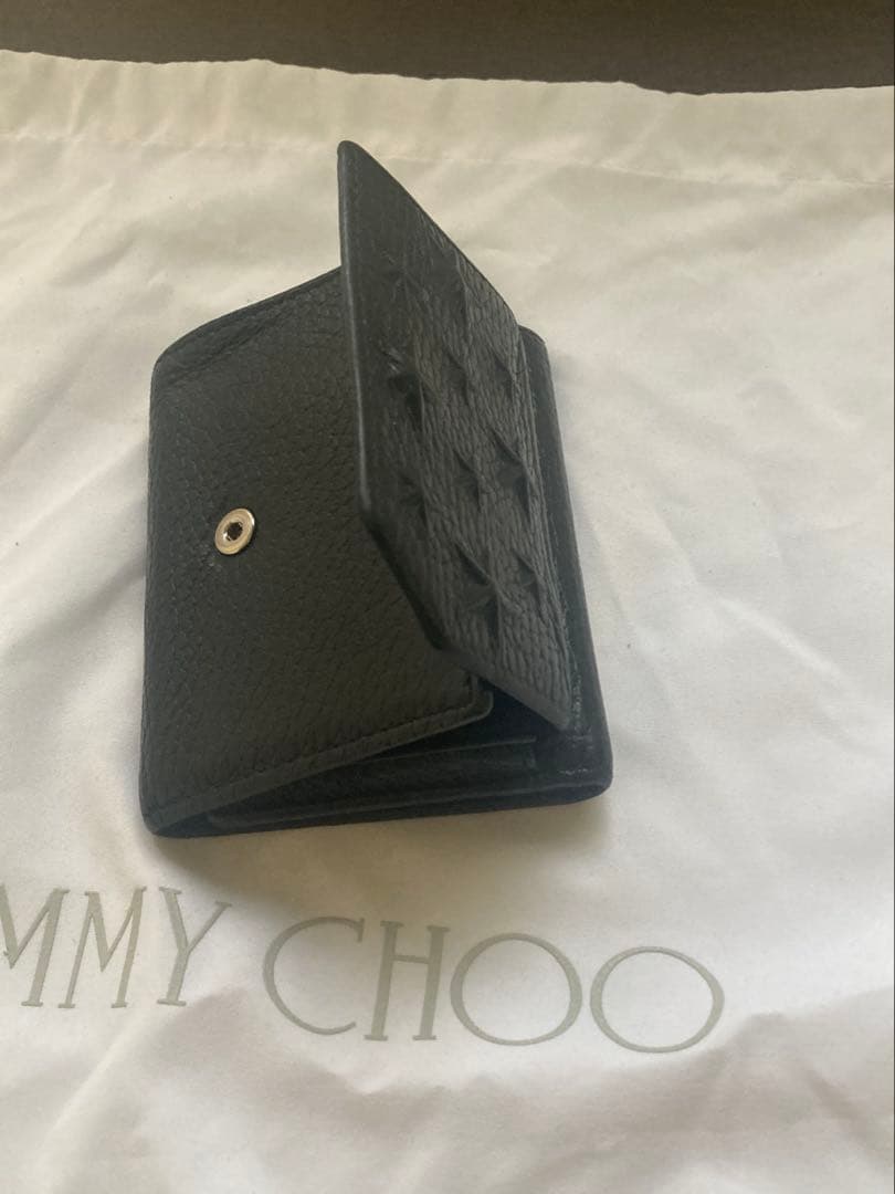 JIMMY CHOO ブラック 3つ折り財布