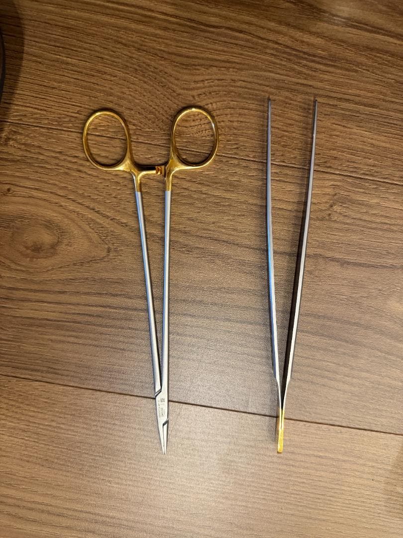 Aesculap 持針器＆ピンセット BM026R／BD157R セット