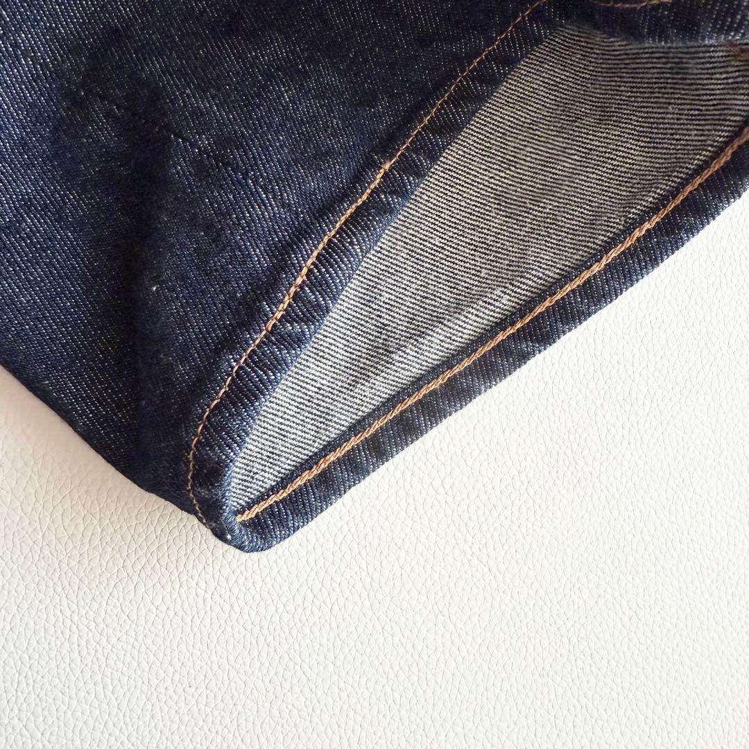 【オーラリー】ハード ツイスト デニム インディゴ 5P パンツ 27 日本製