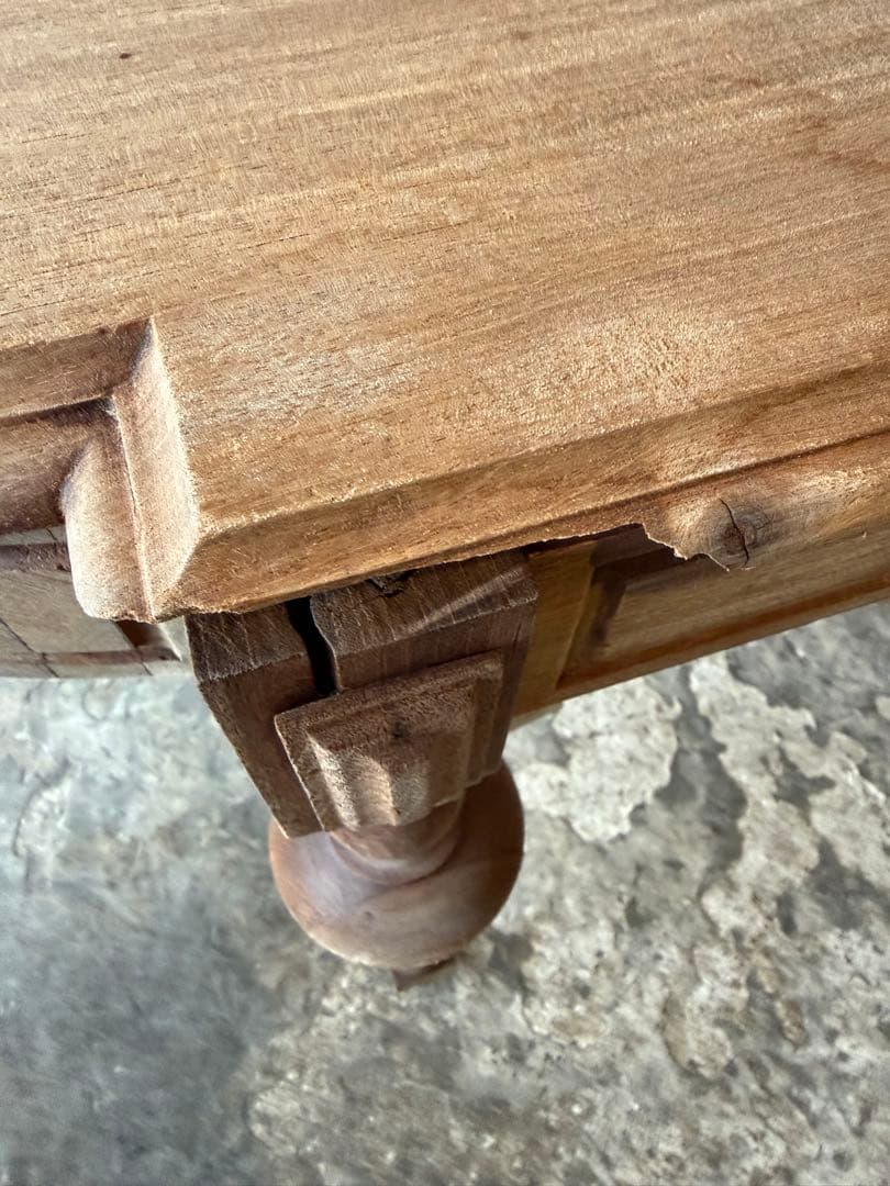 ビンテージ デスク　作業台　剥離