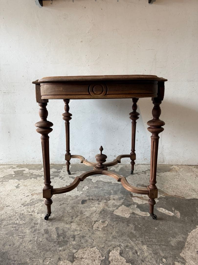 ビンテージ デスク　作業台　剥離