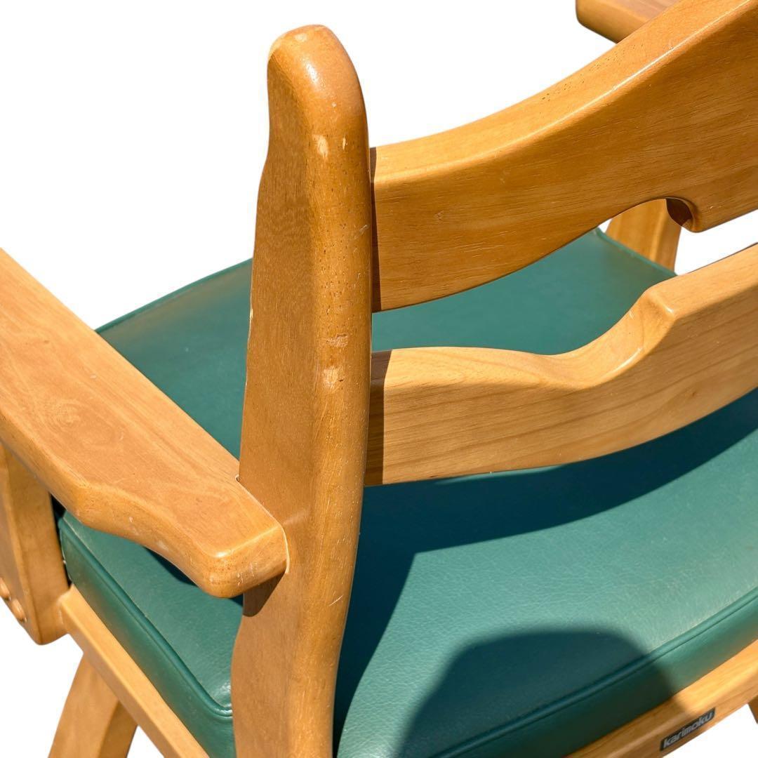 Karimoku カリモク ダイニングチェア RUSTIC 回転椅子 肘掛け付き