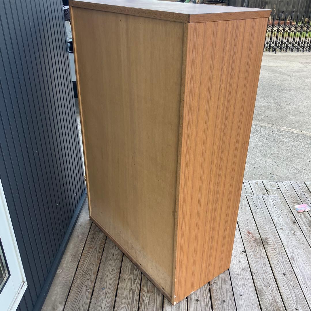 昭和レトロ レトロポップ 木製チェスト 7段タンス 古家具 古道具 ビンテージ