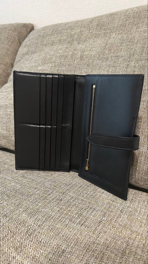 CELINE ブラックレザー 長財布