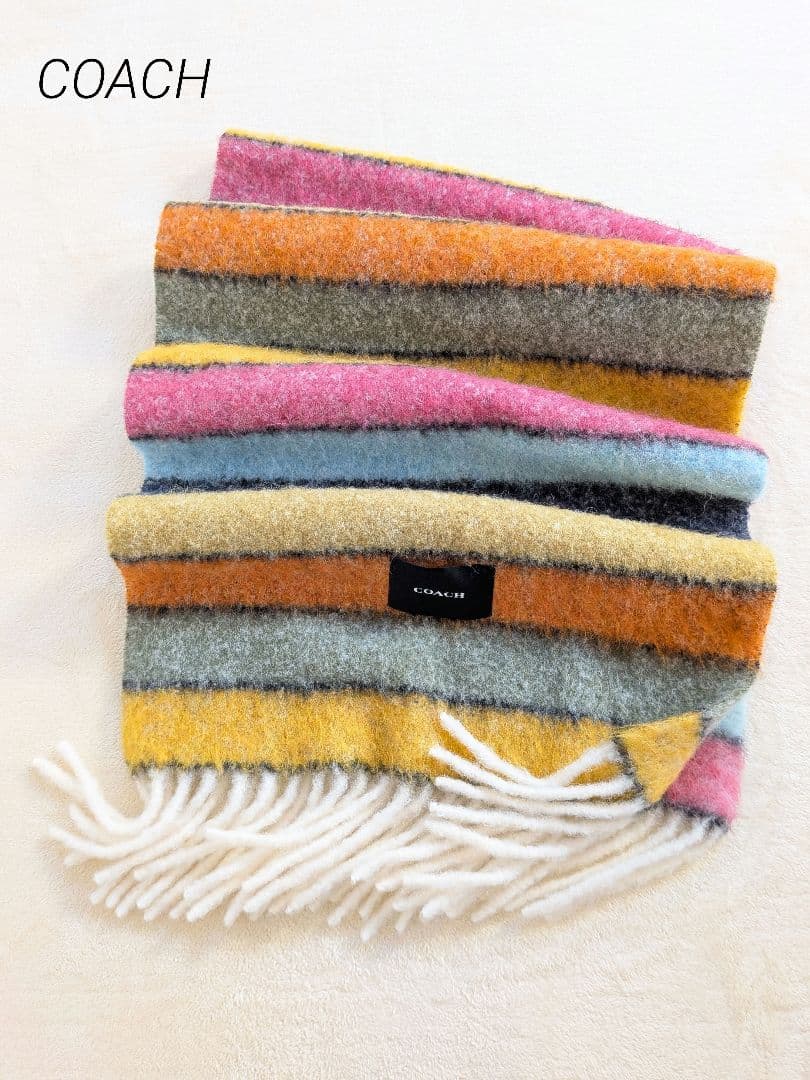 コーチCOACH　マフラー　アルパカ 匿名配送　即日発送