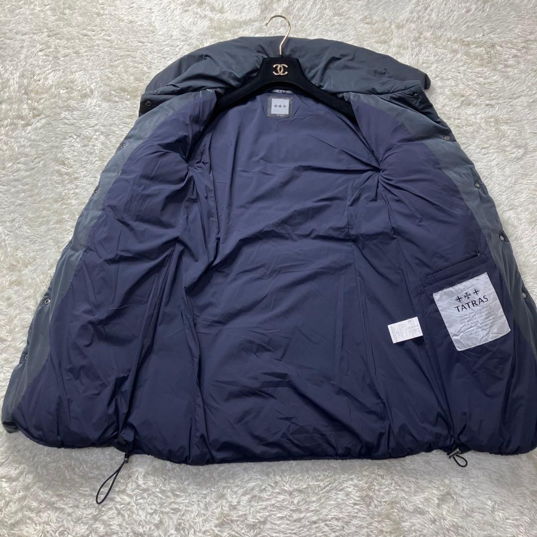 上品✨タトラス ダウンコート GAJA ワッペン 女優襟 リブ袖 01 S