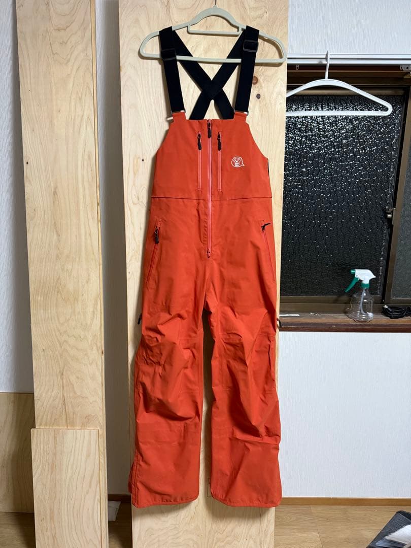 unfudge PEEP BIB PANTS #Orange サイズM