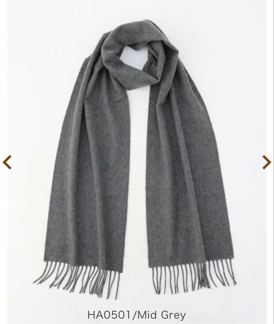 新品タグ付き ジョンストンズオブエルガン カシミヤストールマフラー