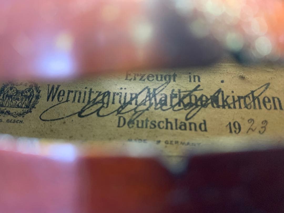 古い　ドイツ製　4/4 バイオリン　C.A. Götz