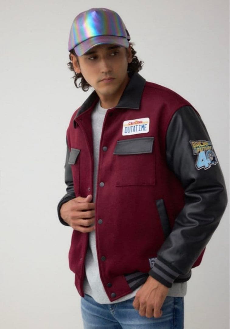 【新品・未使用】AZUL バックトゥーザ・フューチャー ブルゾン