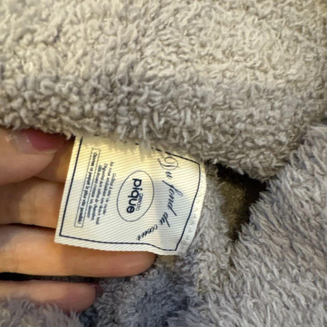 セール！新品未使用！ジェラートピケ　グレーとホワイトのストライプ3点セット