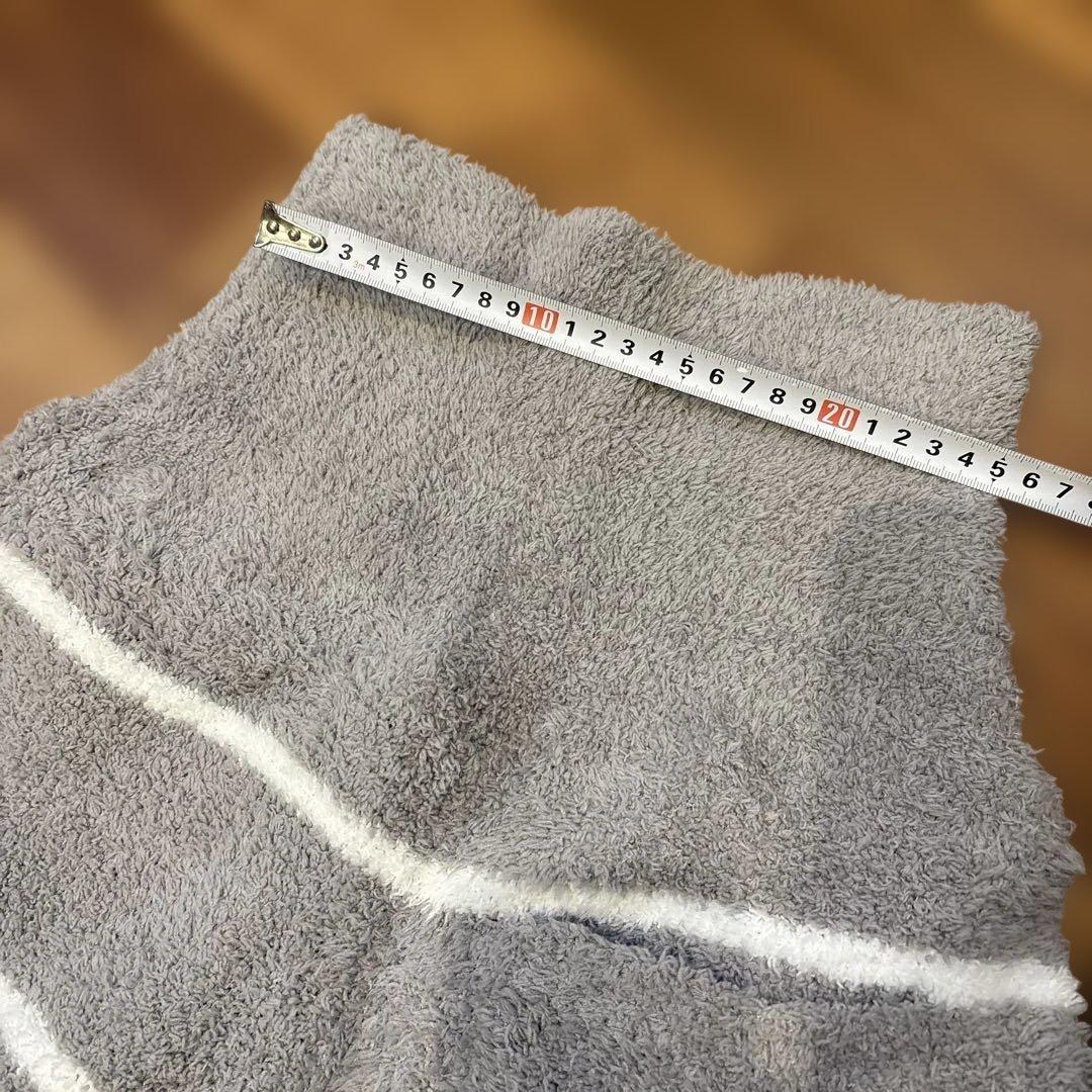 セール！新品未使用！ジェラートピケ　グレーとホワイトのストライプ3点セット