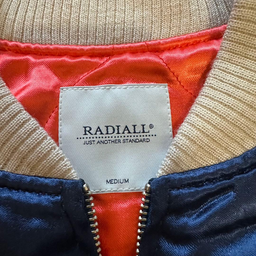 RADIALL souvenir jacket Blue × Orange