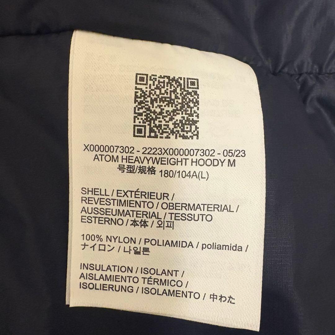 ゴ*リ様 【試着のみ美品】ARC'TERYX Atom ヘビーウェイトフーディー