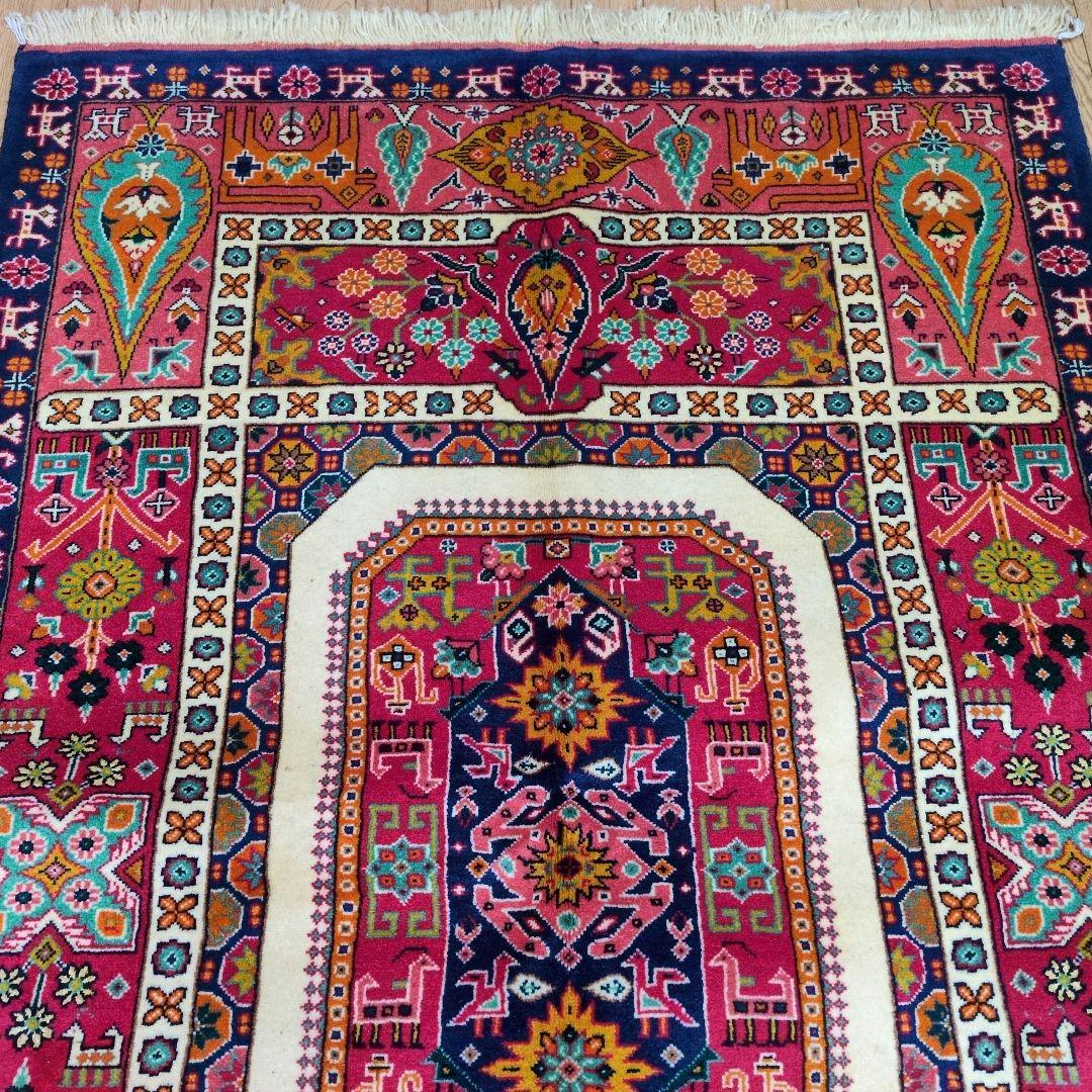 ペルシャ絨毯 ウール ケルマン 新品 170x108cm kerman