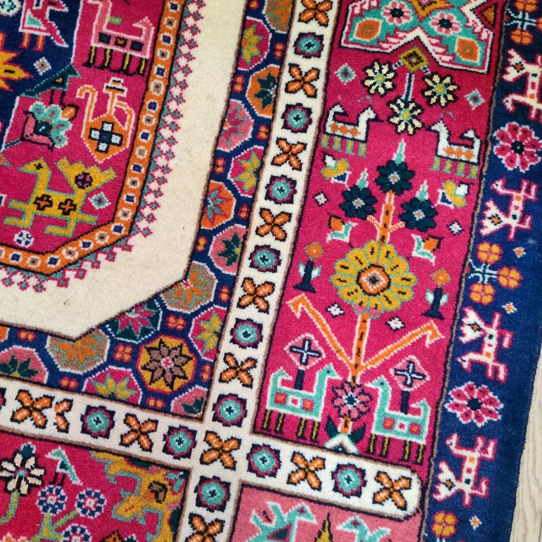 ペルシャ絨毯 ウール ケルマン 新品 170x108cm kerman