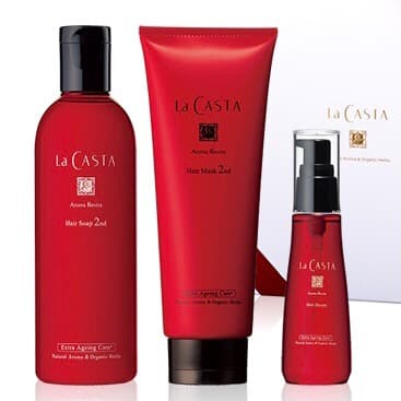 ラ・カスタ　アロマ　リヴァイタ　シャンプー　トリートメント　3点セット