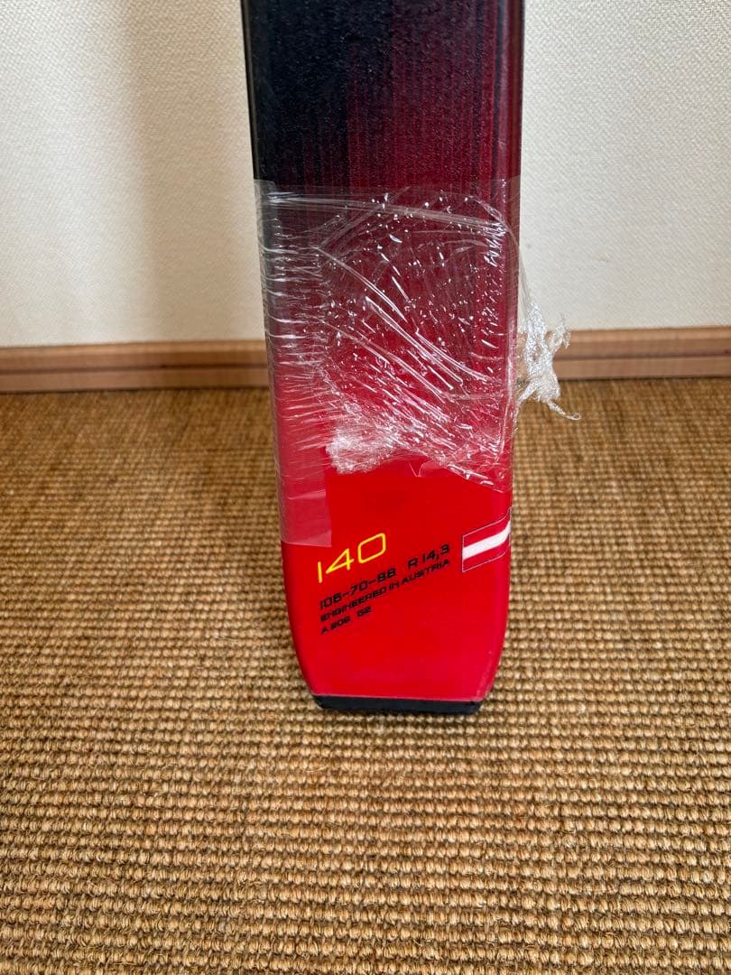 FISCHER RC4 スキー板 140cm レッド/ブラック