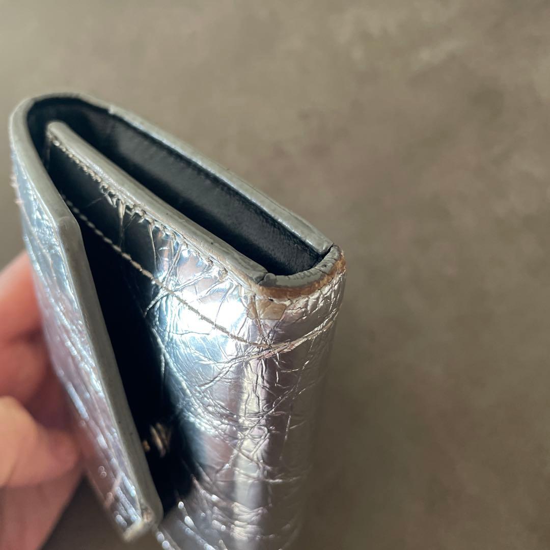 Maison Margiela シルバー 三つ折り財布