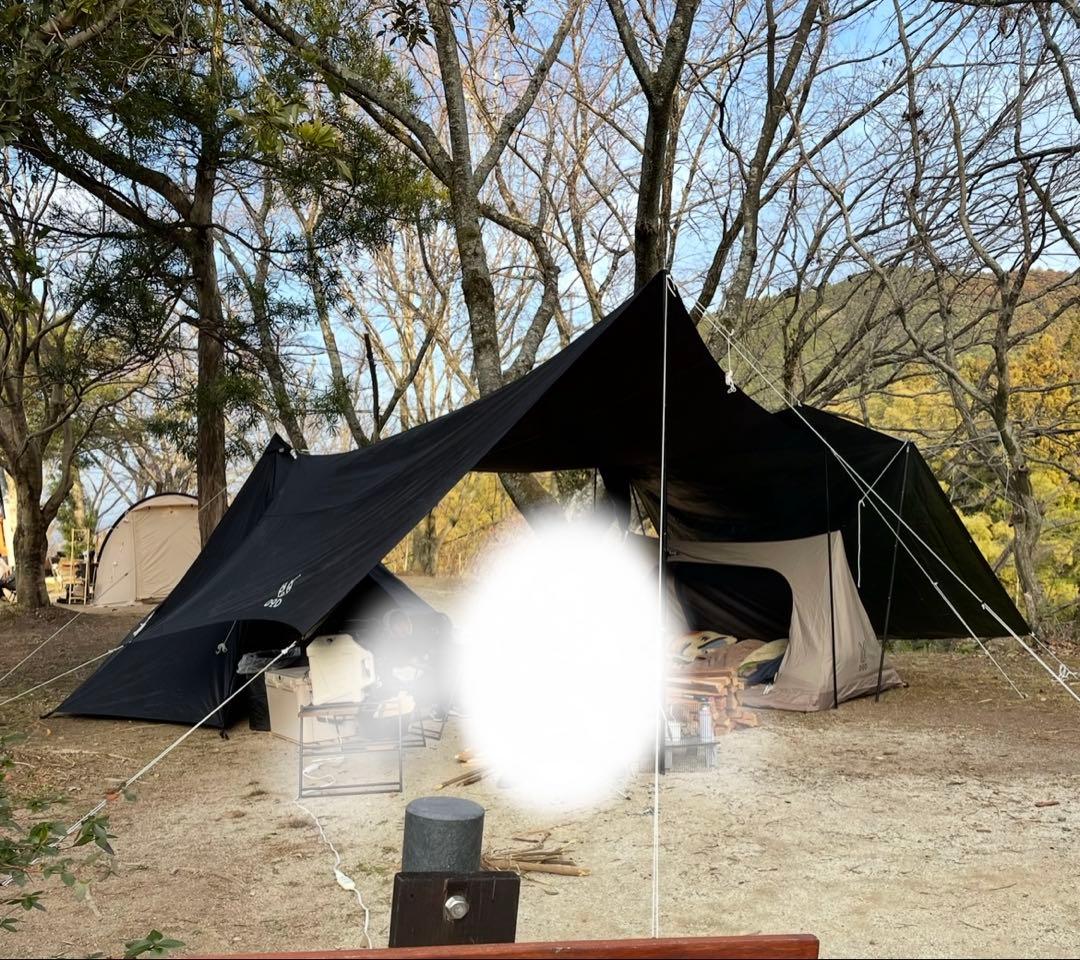 ワンポールテントM 黒