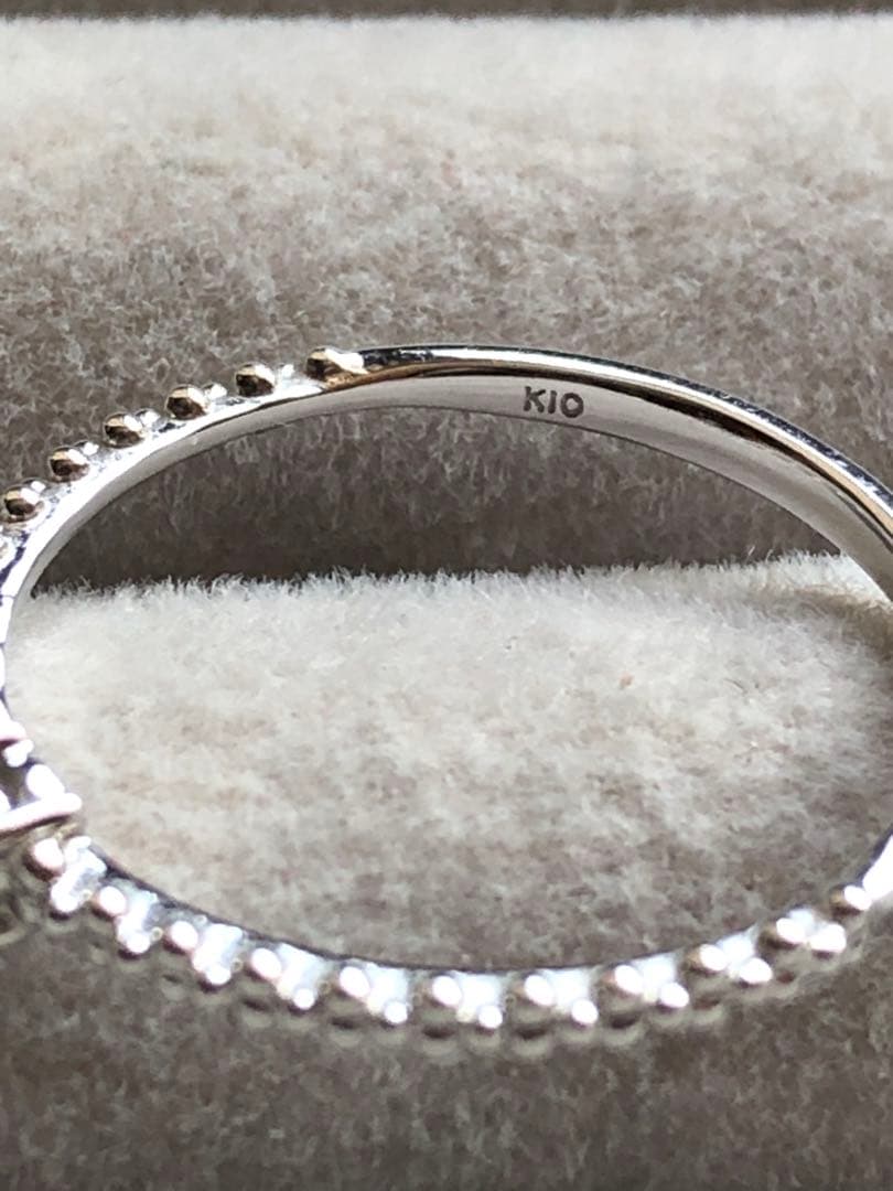 k10WGダイヤモンドリング