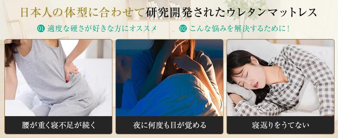 マットレス シングル 厚さ3cm高密度32D硬さ210N 高反発ベット 抗菌防臭