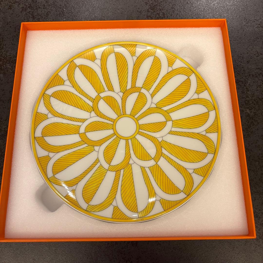 エルメス　ソレイユ　デザートプレート