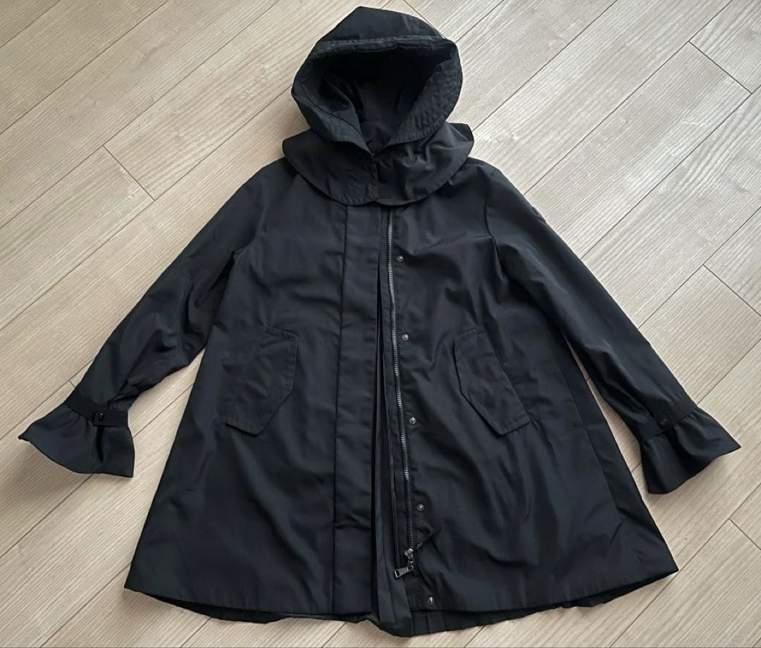 モンクレールATHELAS 貴重サイズ14A黒 バックプリーツジャケット