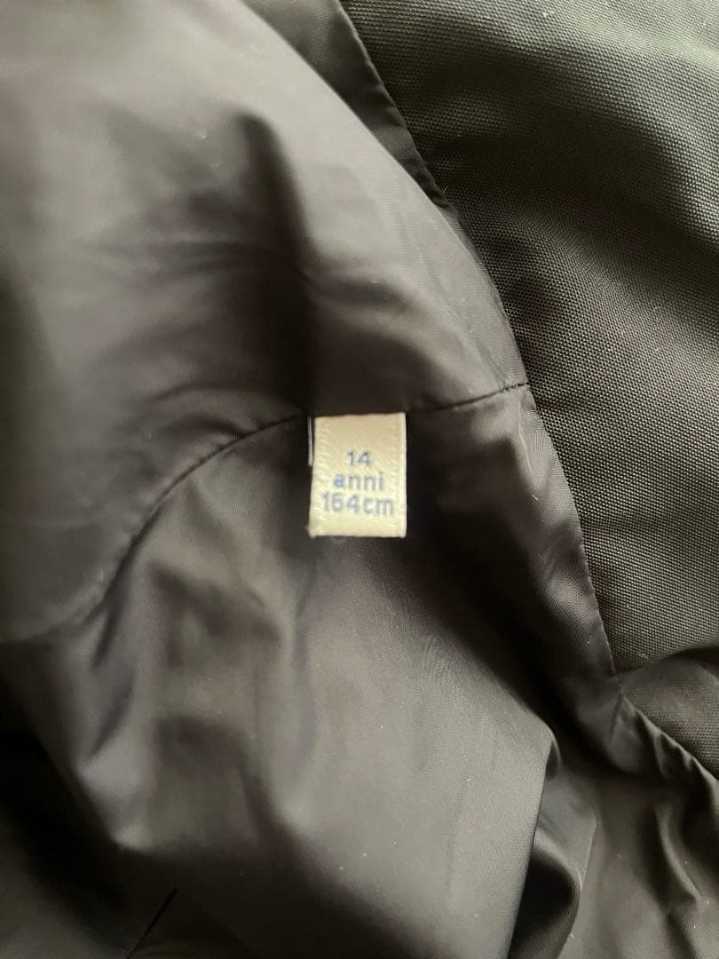 モンクレールATHELAS 貴重サイズ14A黒 バックプリーツジャケット