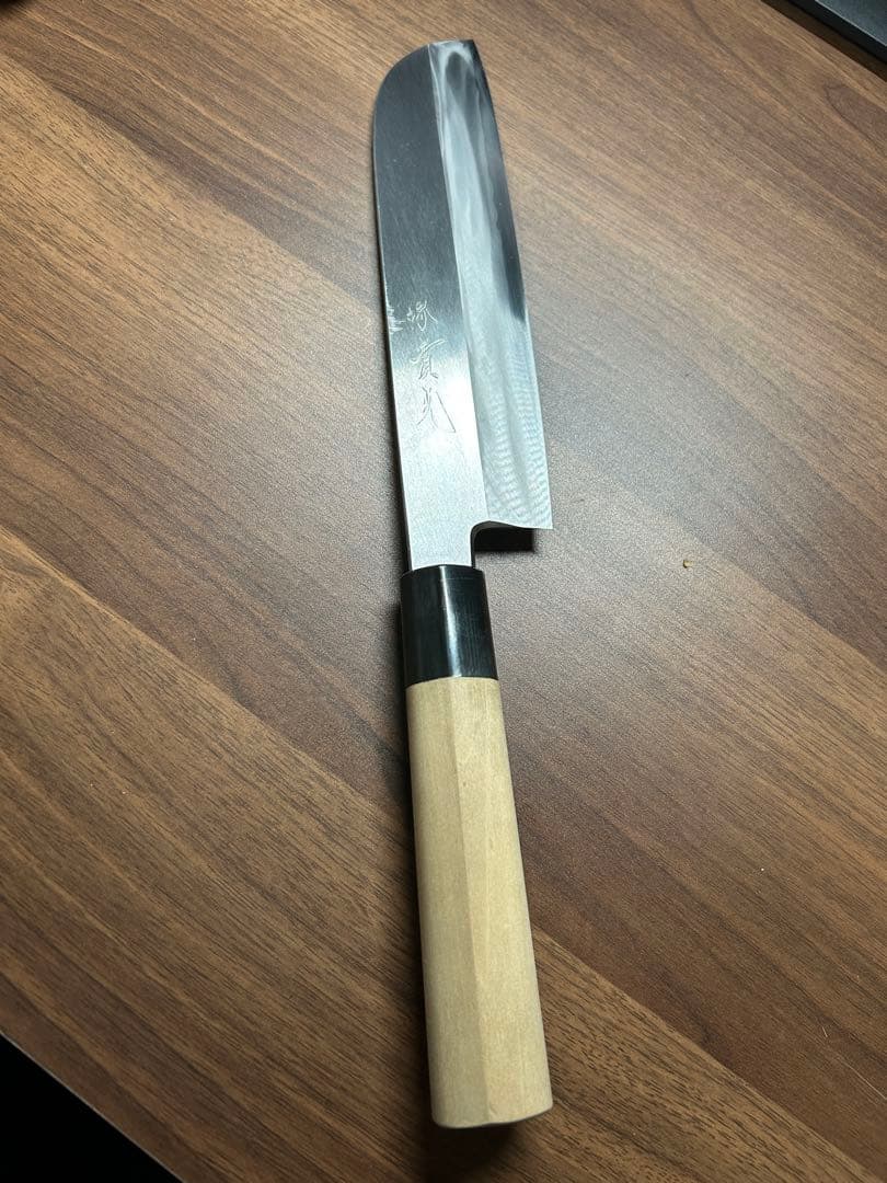 期間限定値下げ！堺實光　匠練銀三　鎌薄刃　210mm