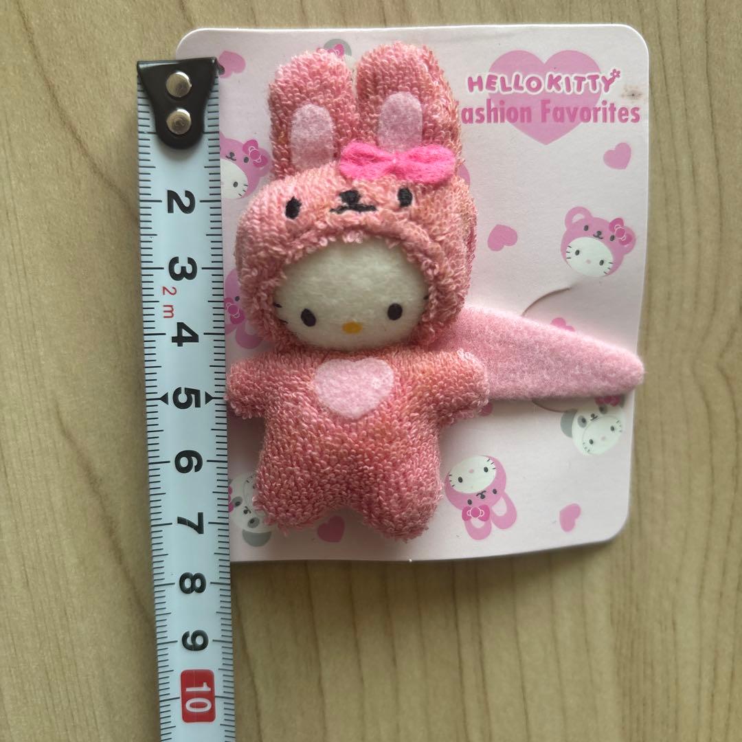 サンリオ　キティ　うさぎ　ヘアピン　2004年　平成レトロ　レア　希少