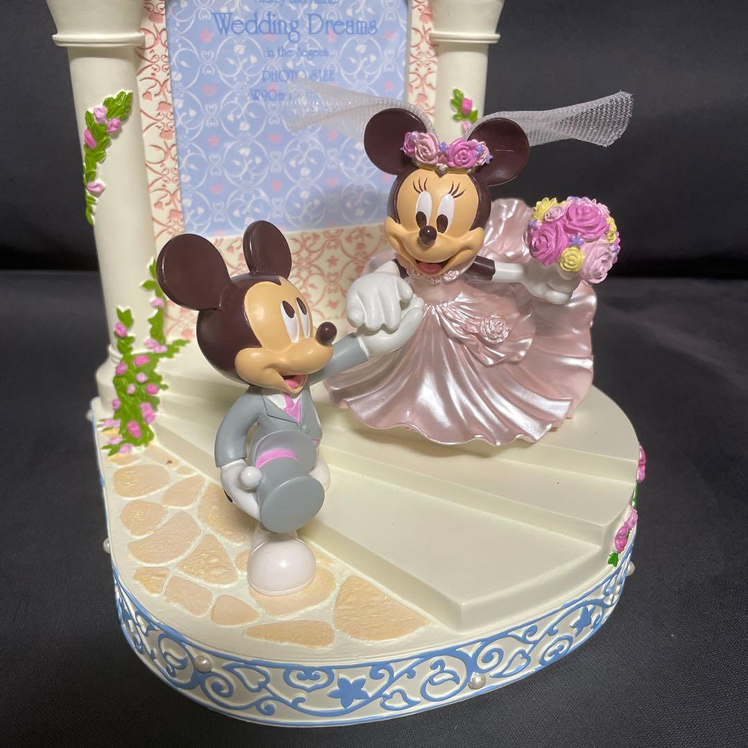 未使用　ミッキーミニー　ディズニーランド　ウエディング　写真立　洋装　結婚式