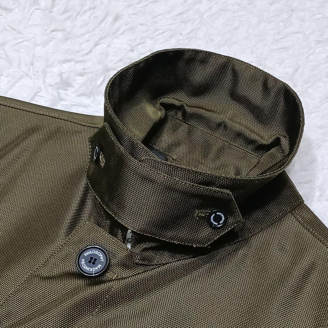 ✨極美品✨マッキントッシュフィロソフィー　コーデュラ　ステンカラー　40 カーキ
