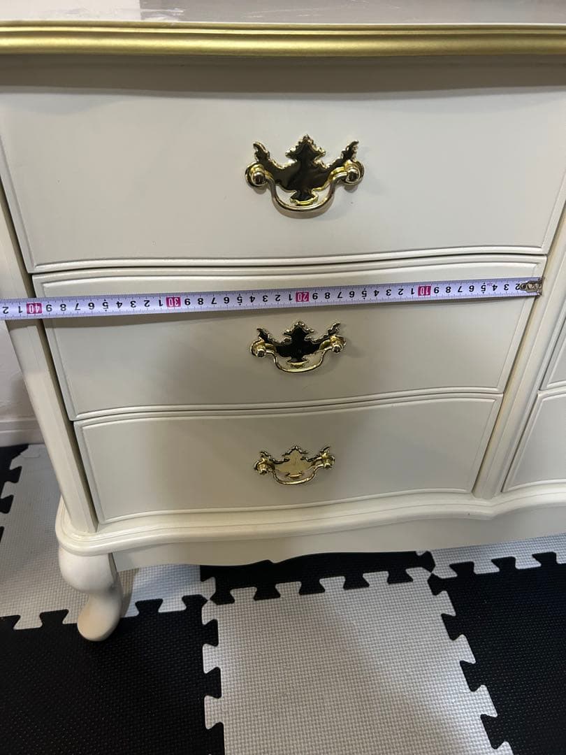 猫足キャビネット　サイドボード　チェスト　アンティーク　ヴィンテージ　姫家具